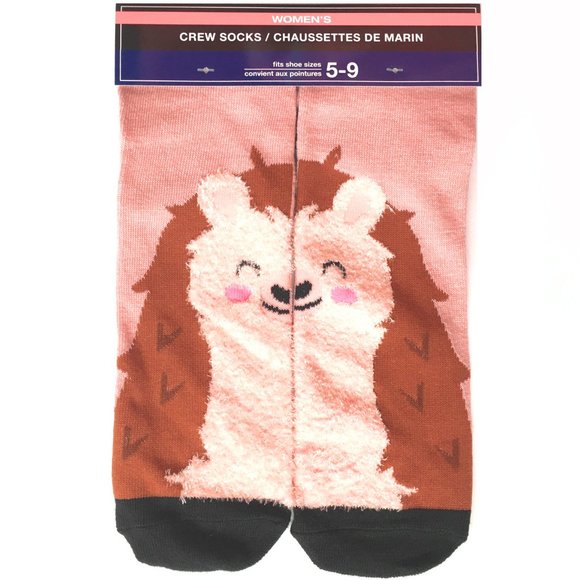 Accessories - *3/$15* Fun Fuzzy Face Hedgehog Socks